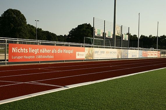 Bandenwerbung Stadion Vorhornweg
